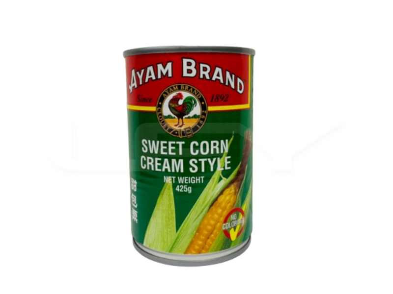 Sweet Corn Cream Style Ayam Brand /  鸡标奶油玉蜀黍粒
