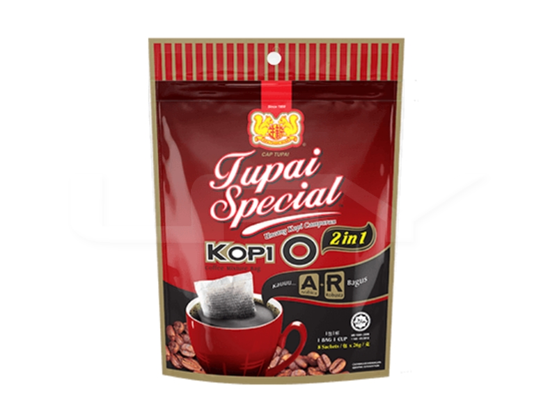 Cap Tupai Coffe O Bag 2 IN 1/ 度百特二合一黑咖啡袋 8's x 26g