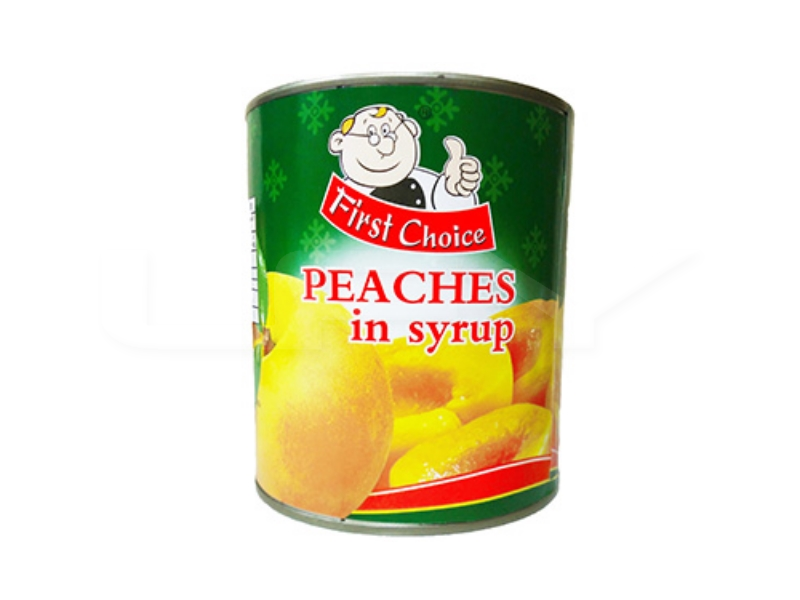 First Choice Peaches Halves In Syurp/ First Choice牌罐头糖水桃子 820g