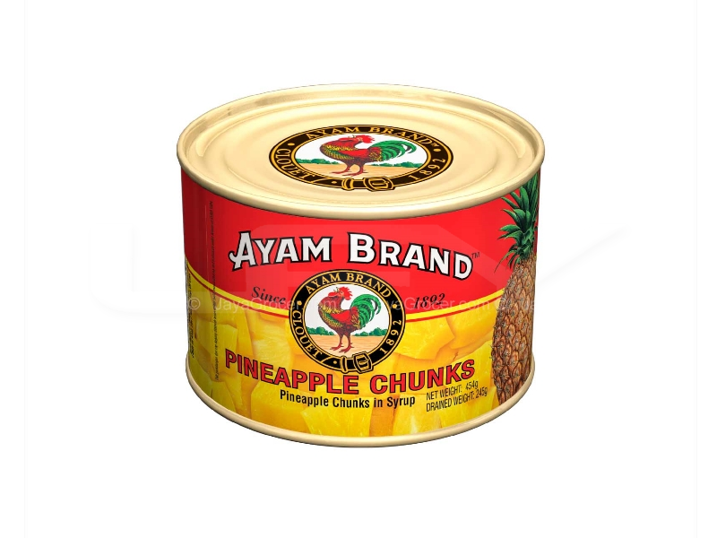 Ayam Brand Pineapple chunks in syrup/ 鸡标凤梨糖水罐头 454g