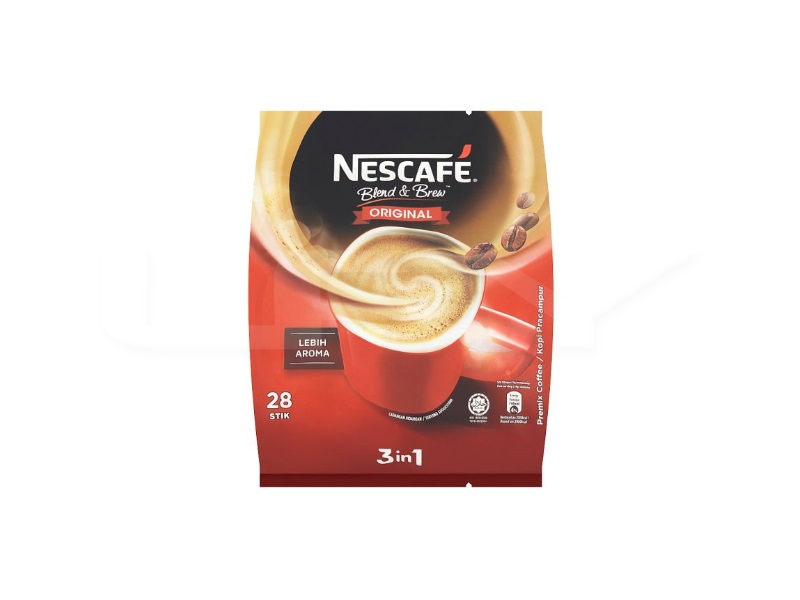 Nescafe Blend & Brew Original 3 in 1 Instant Coffee/ 雀巢三合一即溶咖啡 28's x 20g